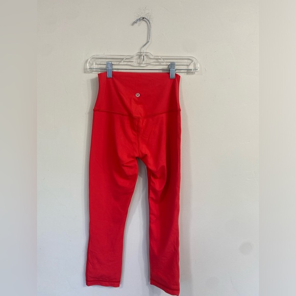 lululemon athletica Pants - Lululemon Align High Rise Crop / Cherry / Size 4